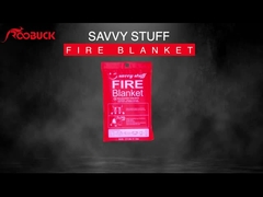 Аварийное одеяло стеклоткани огня теплостойкое для дома и школы