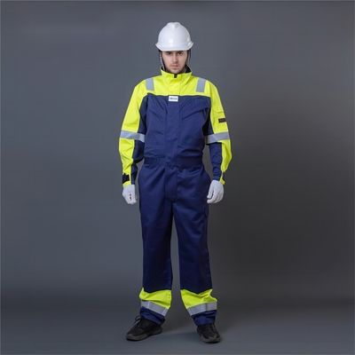 Купить Огнеупорный защитный костюм с 65% хлопка 35% полиэстера Производство в сети