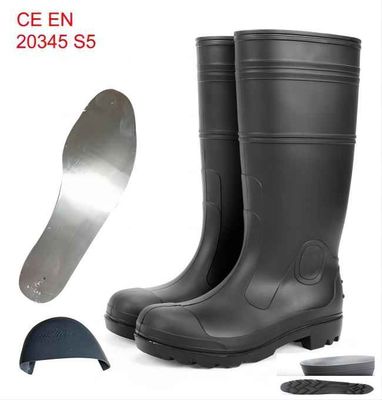 Купить Резиновый огромный успех ботинка камеди Pvc Gumboots техники безопасности на производстве S5 анти- Производство в сети