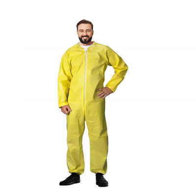Хорошая цена. Тип 3 желтый устранимый защитный костюм Ppe Coverall 6XL химический защитный устранимый онлайн
